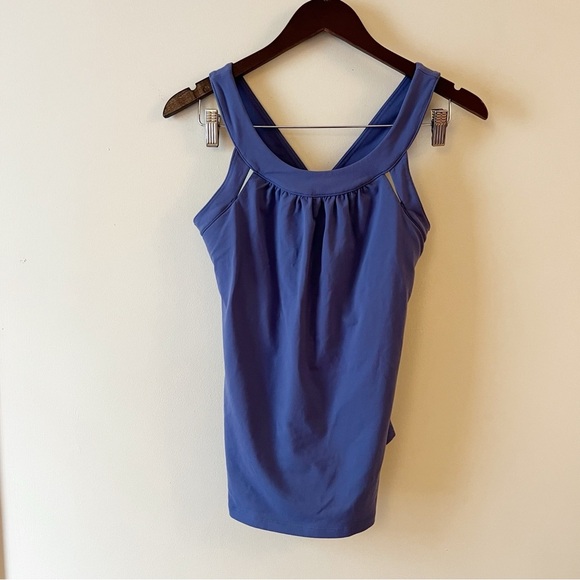 Athleta Tops - Athleta Second Glance Blue Athletic Tank Top 903765 Size Medium